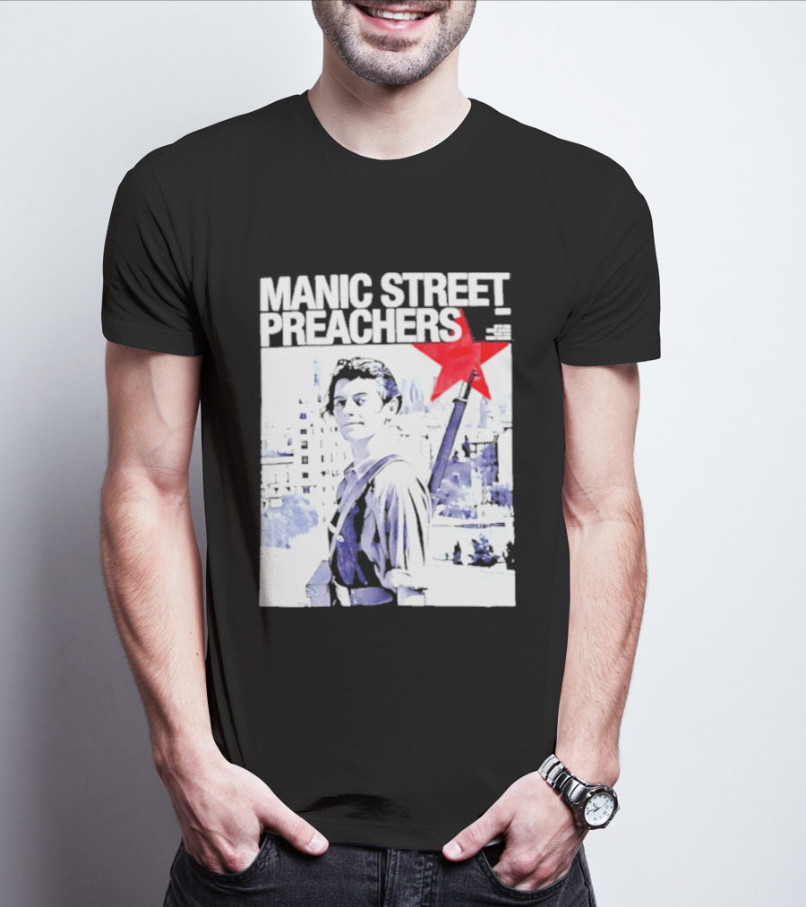 Manic Street Preachers Red Star Image T-Shirt