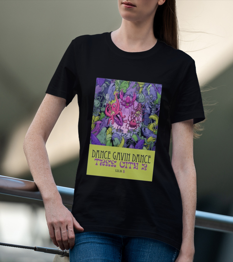 Dance Gavin Dance Tree City 2 May 22 2026 Concert T-Shirt