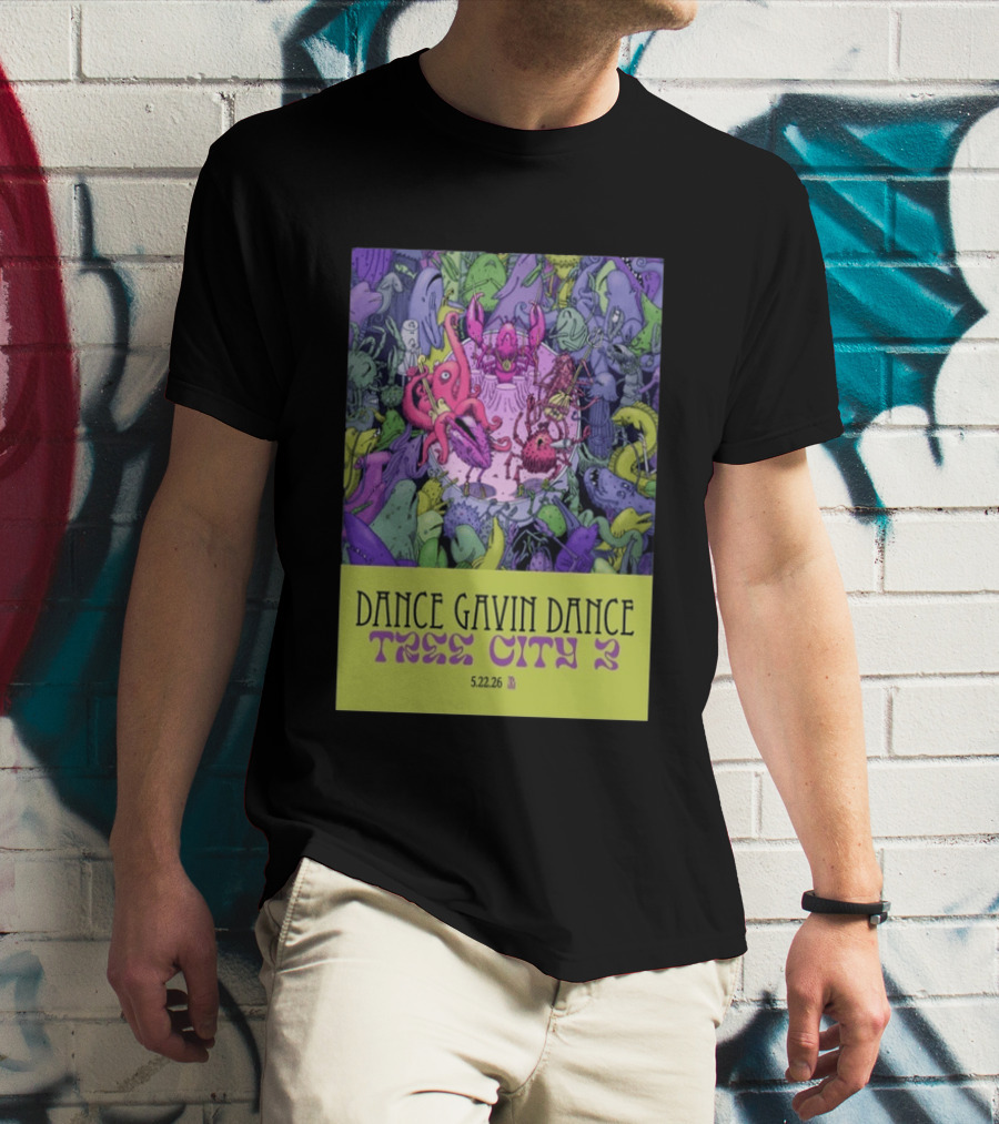 Dance Gavin Dance Tree City 2 May 22 2026 Concert T-Shirt