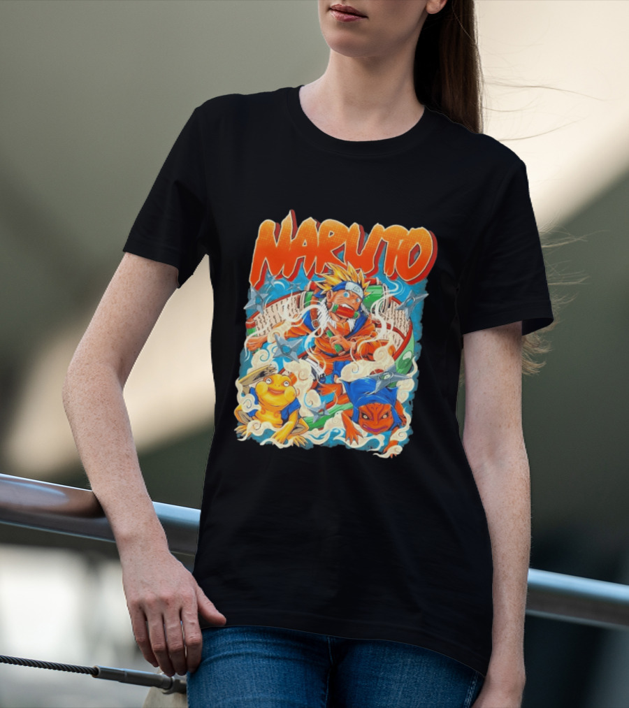 Naruto Uzumaki Toad Summoning Adventure Anime Ninja T-Shirt