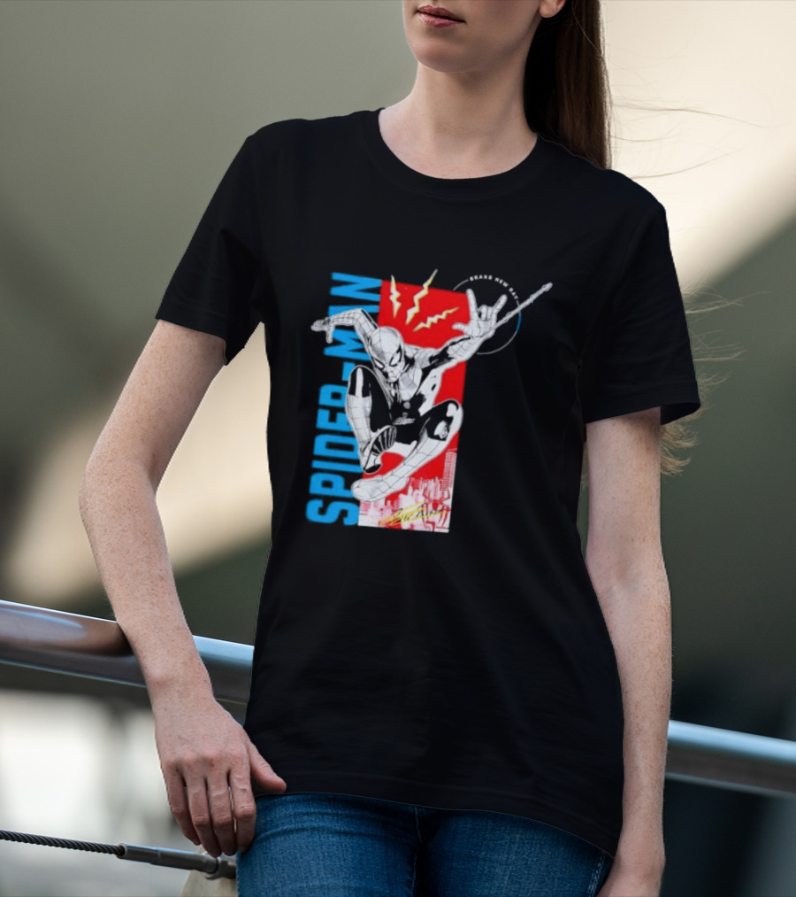 Spider Man Web Slinging Marvel Universe Brand New Day T-Shirt