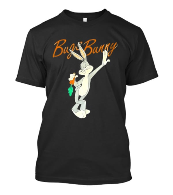Looney Tunes Bugs Bunny Carrot Character Retro Animation T-Shirt