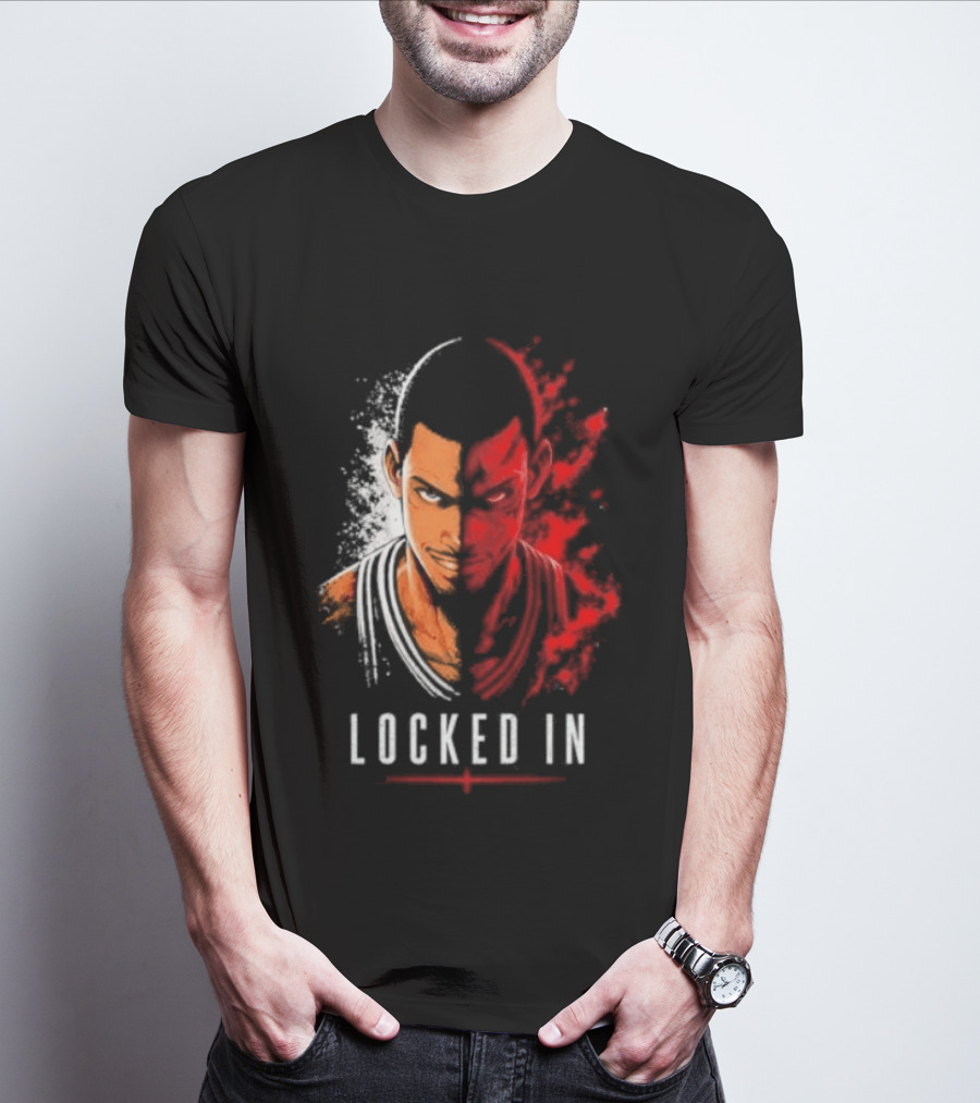 Victor Wembanyama Locked In Spurs Basketball Dual Color T-Shirt
