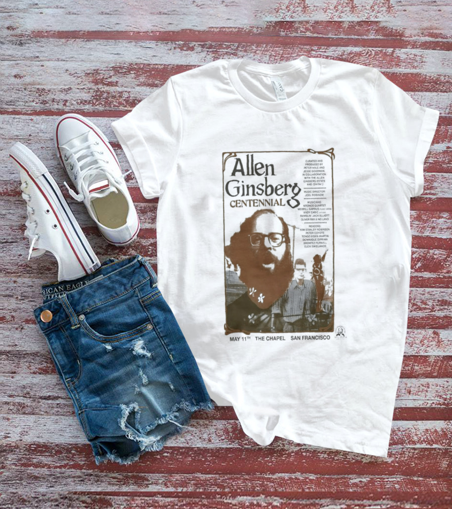 Allen Ginsberg Centennial May 11 2026 The Chapel San Francisco Event T-Shirt
