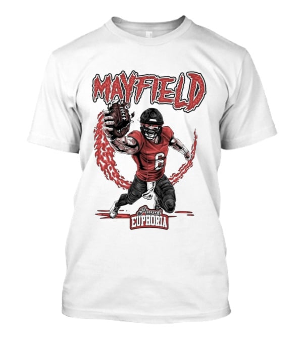 Mayfield Oklahoma Fire Cannon Football T-Shirt