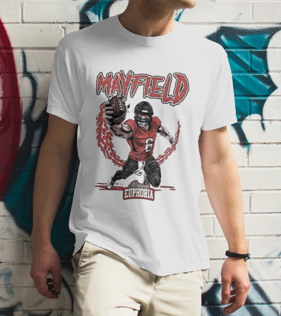 Mayfield Oklahoma Fire Cannon Football T-Shirt