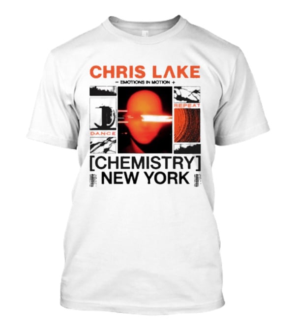 CHRIS LAKE Emotions In Motion Chemistry Dance New York T-Shirt