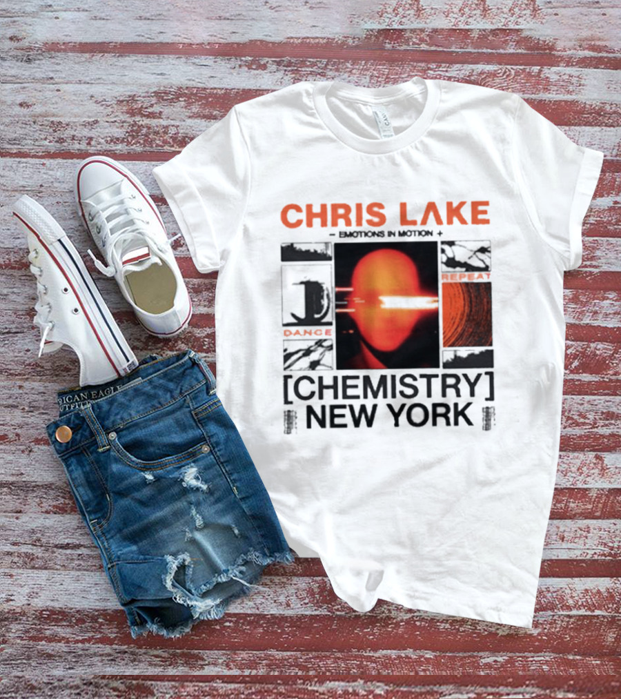 CHRIS LAKE Emotions In Motion Chemistry Dance New York T-Shirt