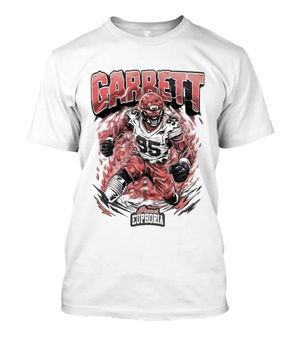 Garrett Inferno Hysteria Fiery Football Warrior T-Shirt