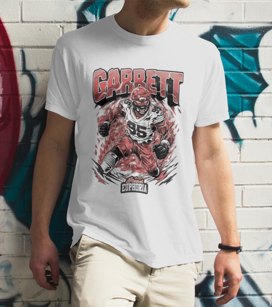 Garrett Inferno Hysteria Fiery Football Warrior T-Shirt