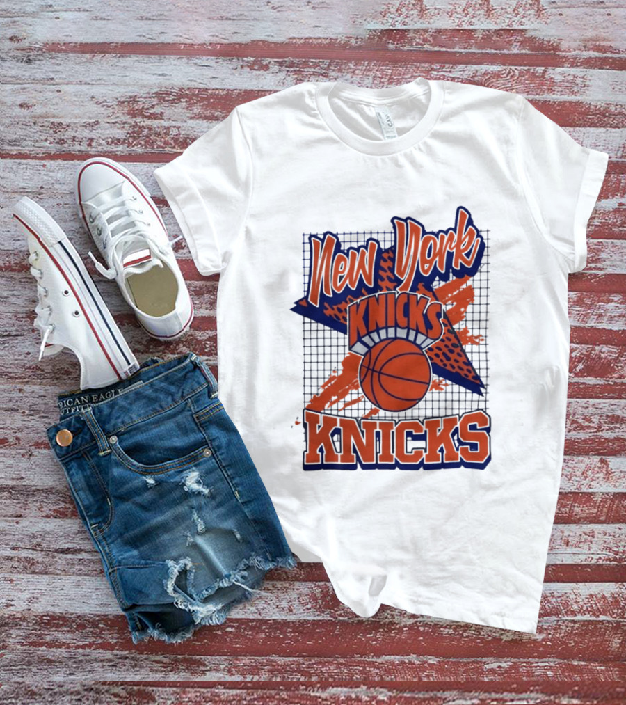 New York Knicks Hardwood Classics Vintage Basketball T-Shirt