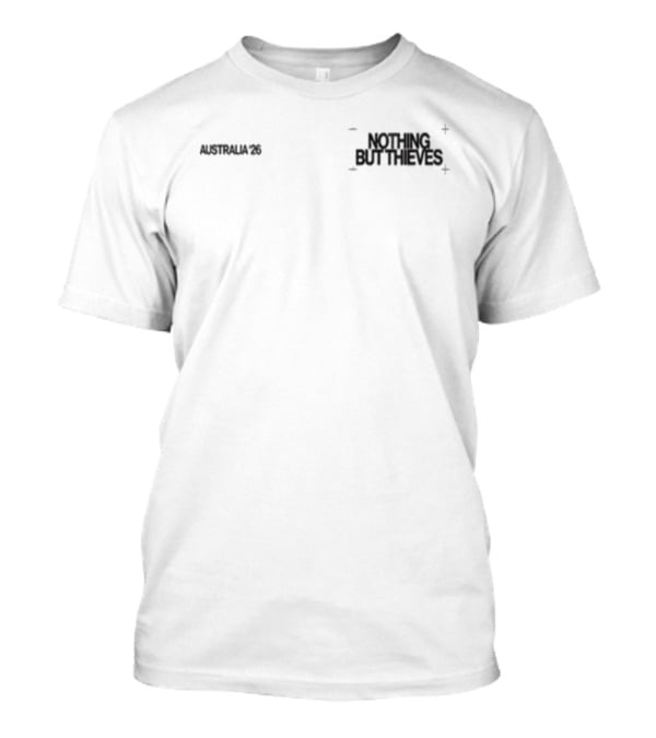 Nothing But Thieves Australia 2026 Tour T-Shirt