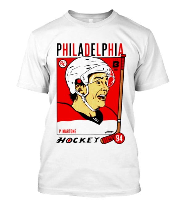 Philadelphia Flyers P Martone 94 Hockey Player T-Shirt
