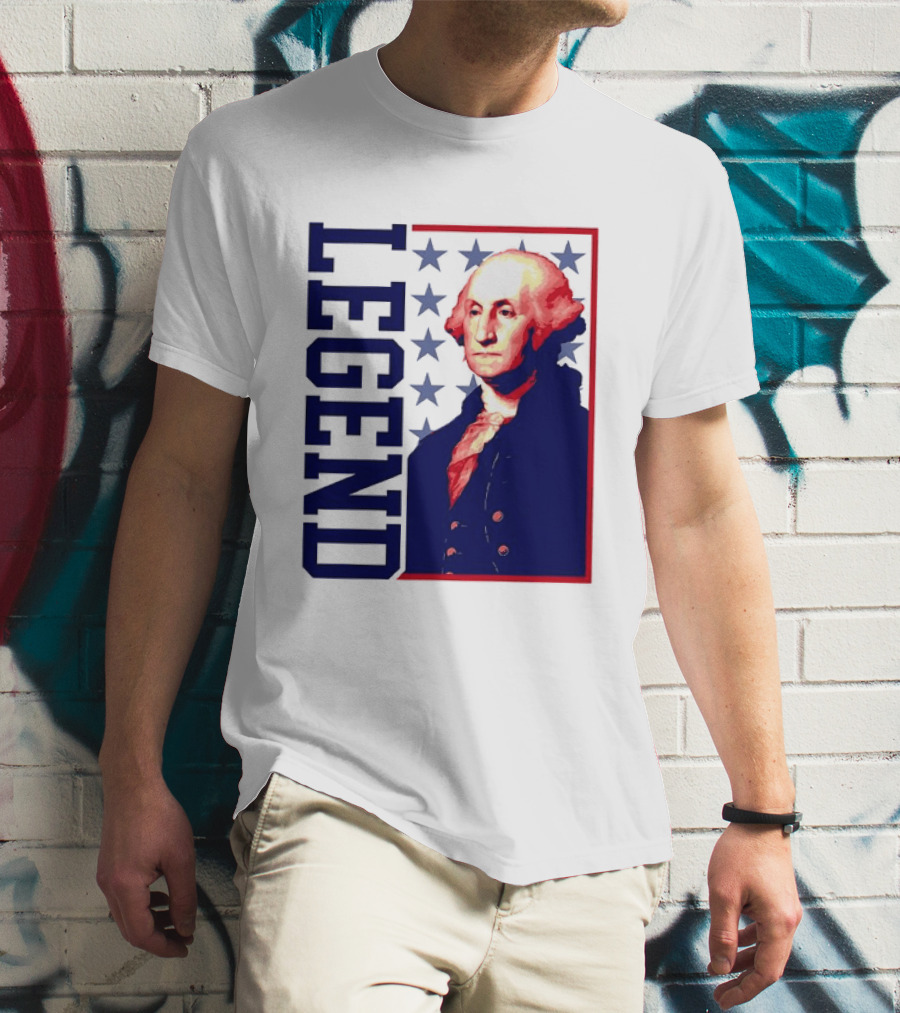 Legend George Washington 250th Anniversary America Freedom T-Shirt