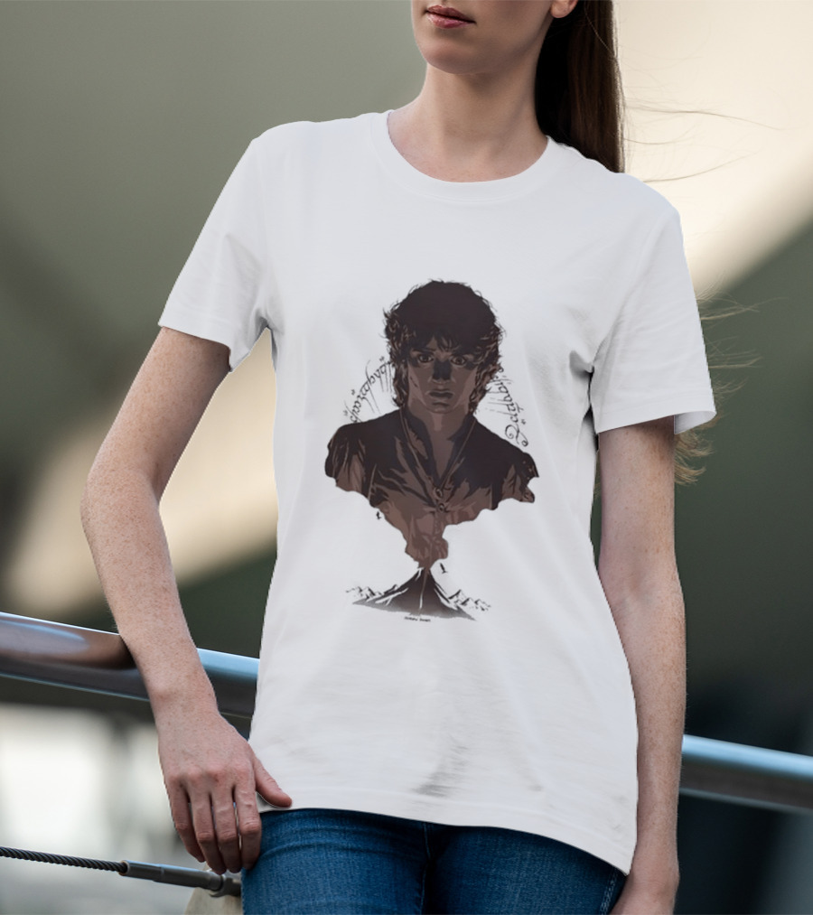 The Lord Of The Rings Frodo Bust Sculpture T-Shirt