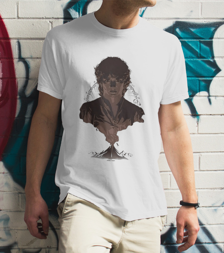 The Lord Of The Rings Frodo Bust Sculpture T-Shirt