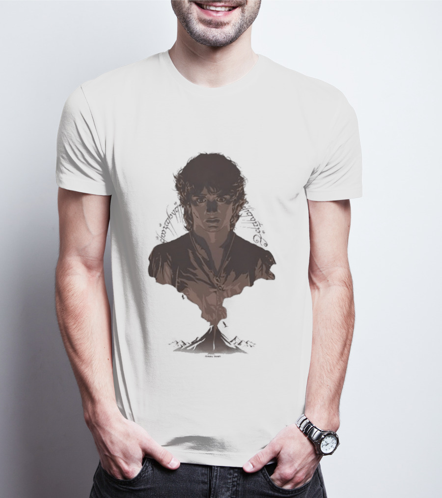 The Lord Of The Rings Frodo Bust Sculpture T-Shirt