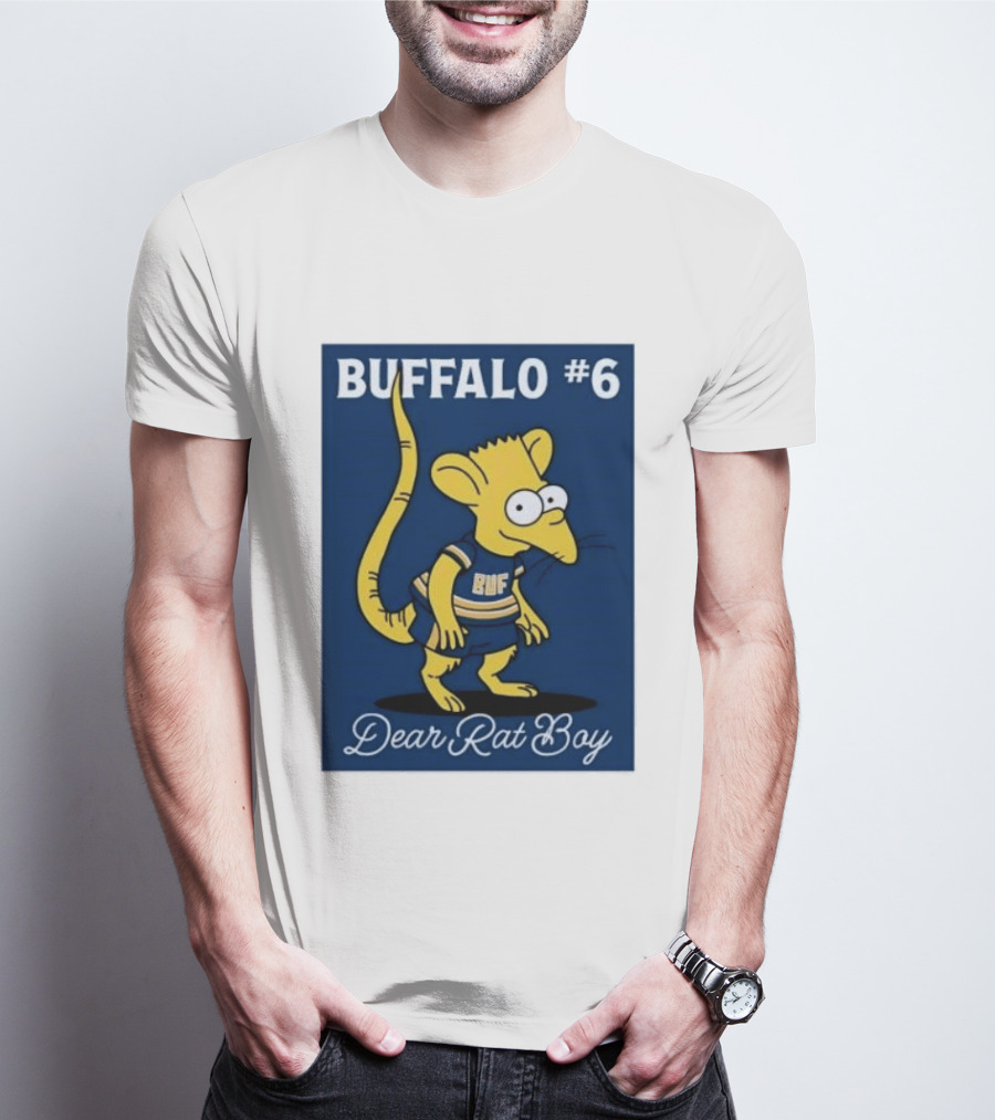 Buffalo #6 Dear Rat Boy BUF Jersey T-Shirt