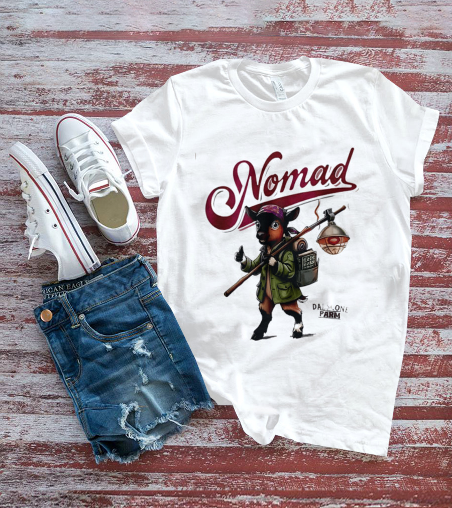 Dalscone Nomad Adventurous Goat Trekker With Lantern T-Shirt