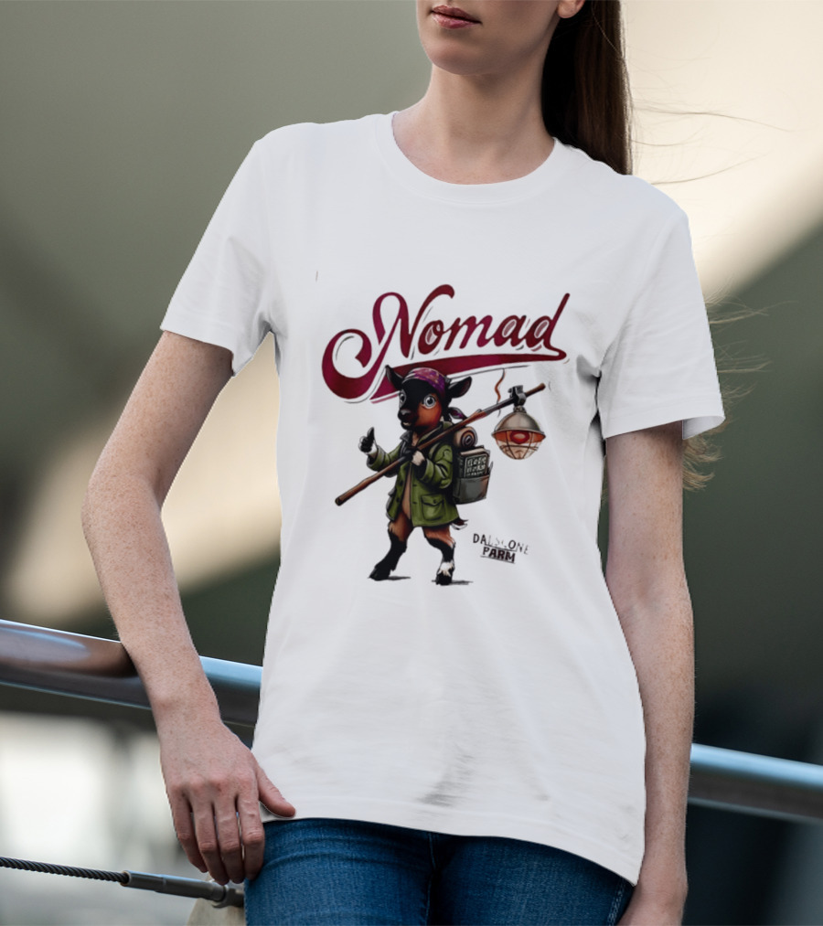 Dalscone Nomad Adventurous Goat Trekker With Lantern T-Shirt
