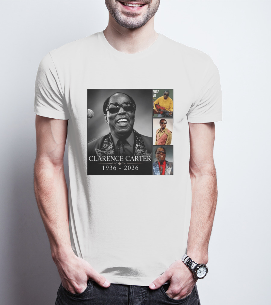 Clarence Carter 1936 2026 Soul Legend Memorial Compilation T-Shirt