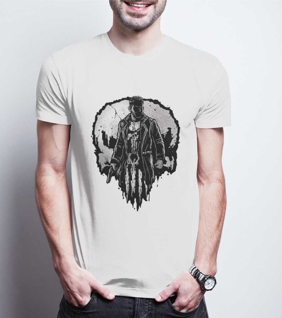 He Who Punishes Skull Emblem Marvel Comics T-Shirt