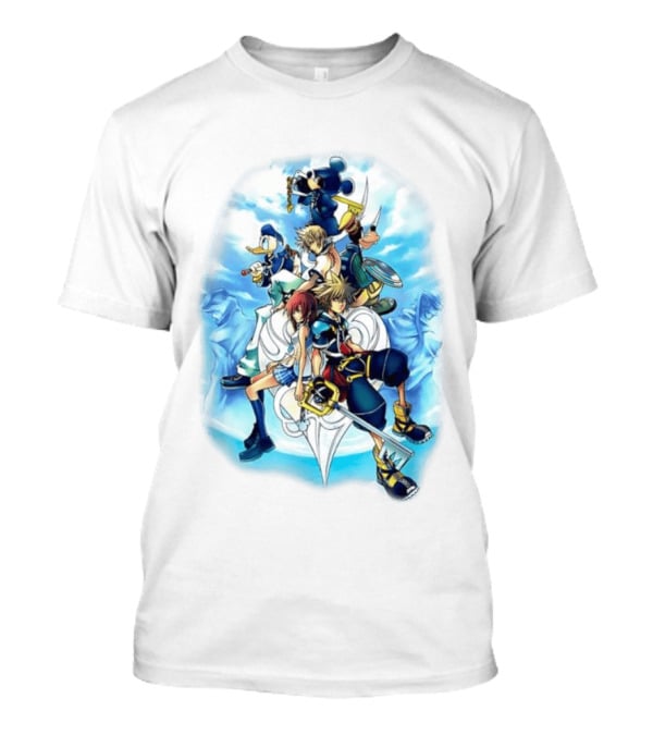 Kingdom Hearts 2 Disney Characters Adventure Ensemble T-Shirt