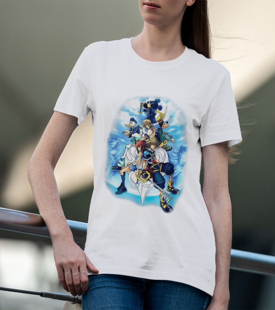 Kingdom Hearts 2 Disney Characters Adventure Ensemble T-Shirt