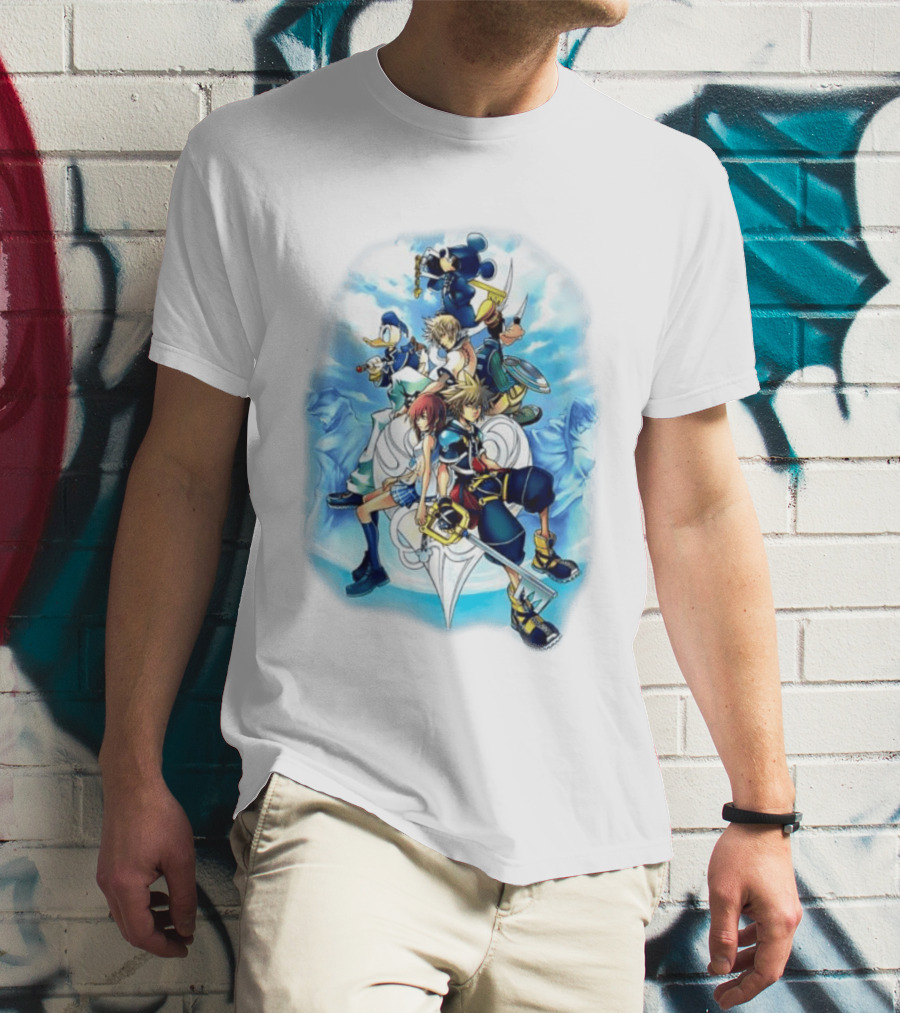Kingdom Hearts 2 Disney Characters Adventure Ensemble T-Shirt
