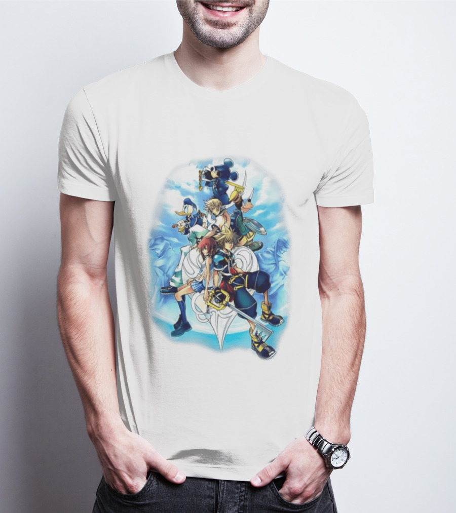 Kingdom Hearts 2 Disney Characters Adventure Ensemble T-Shirt