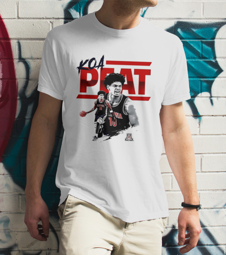 Koa Peat Arizona 10 Wildcats Basketball T-Shirt