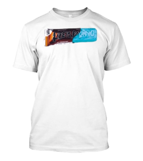 Life Is Porno Protein Bar Wrapper T-Shirt