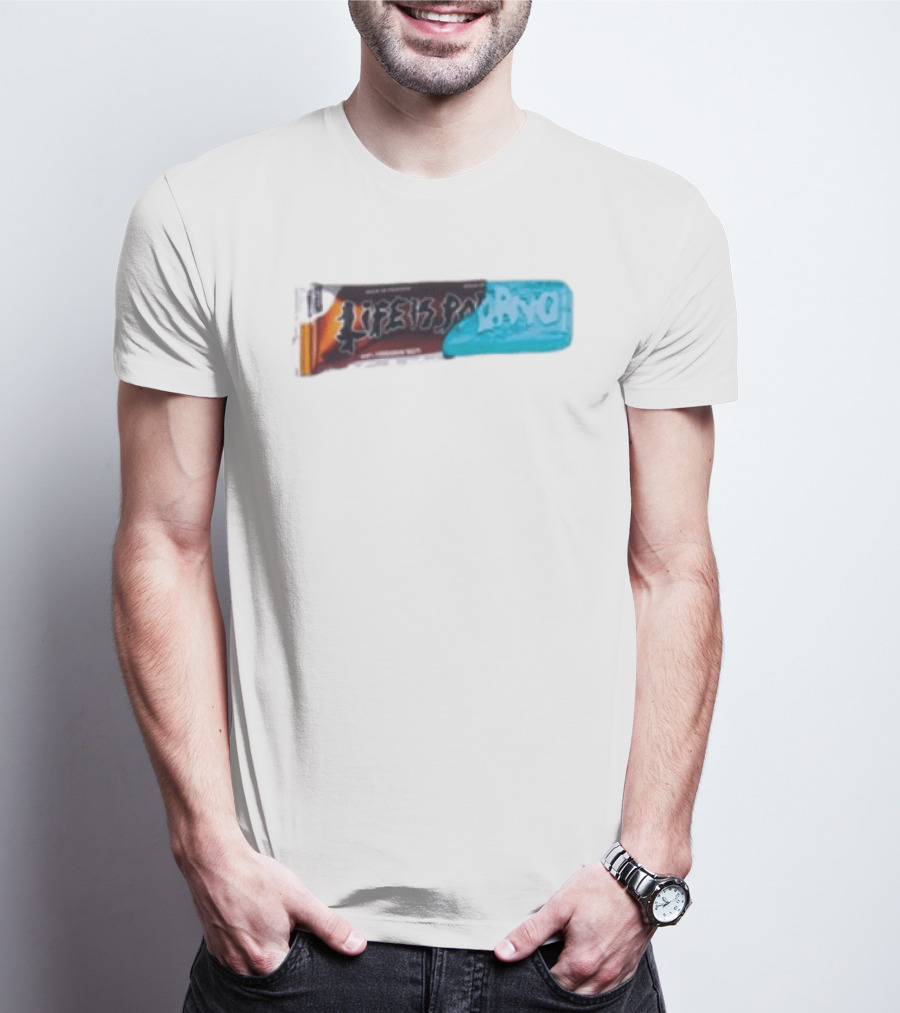 Life Is Porno Protein Bar Wrapper T-Shirt