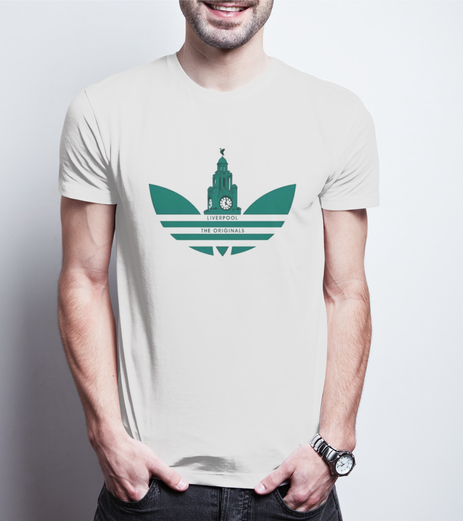 Liverpool The Originals Liver Building Wings T-Shirt