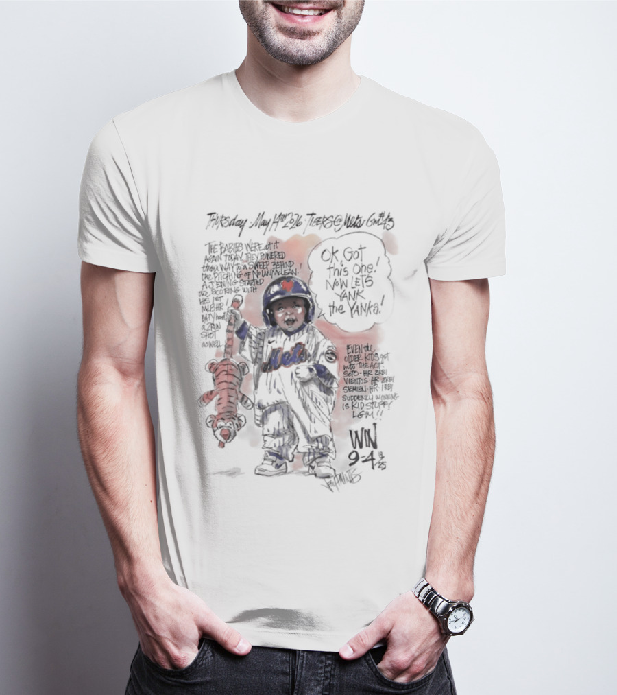 Mets Beat Tigers Game 2 Ok Got This One Now Let's Yank The Yanks T-Shirt