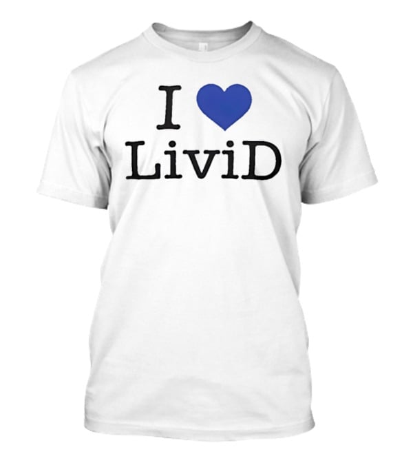 Dan Abrams Wearing I Heart LiviD T-Shirt