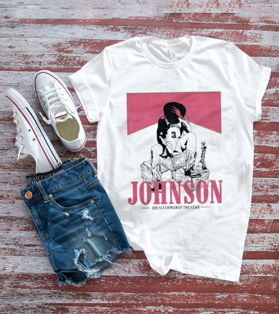 Keldon Johnson San Antonio Spurs 2026 Sixth Man Of The Year Johnson T-Shirt
