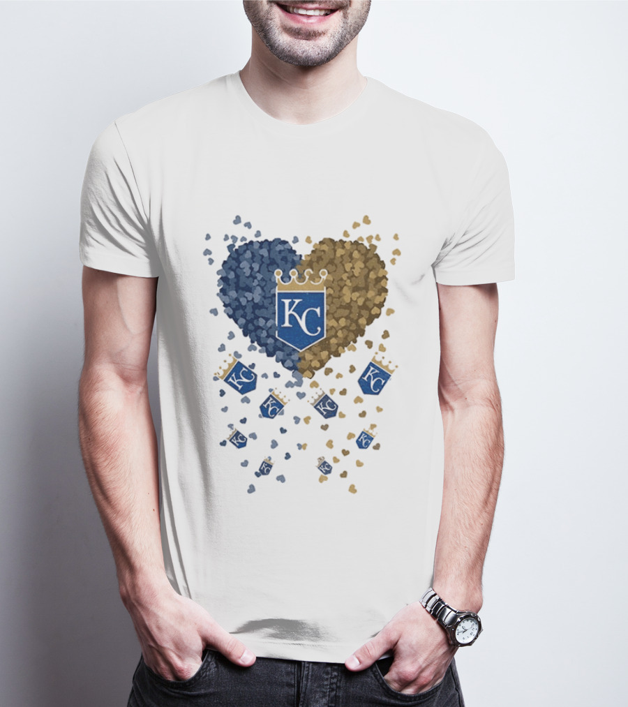Kansas City Royals Heart KC Emblem MLB 2026 T-Shirt