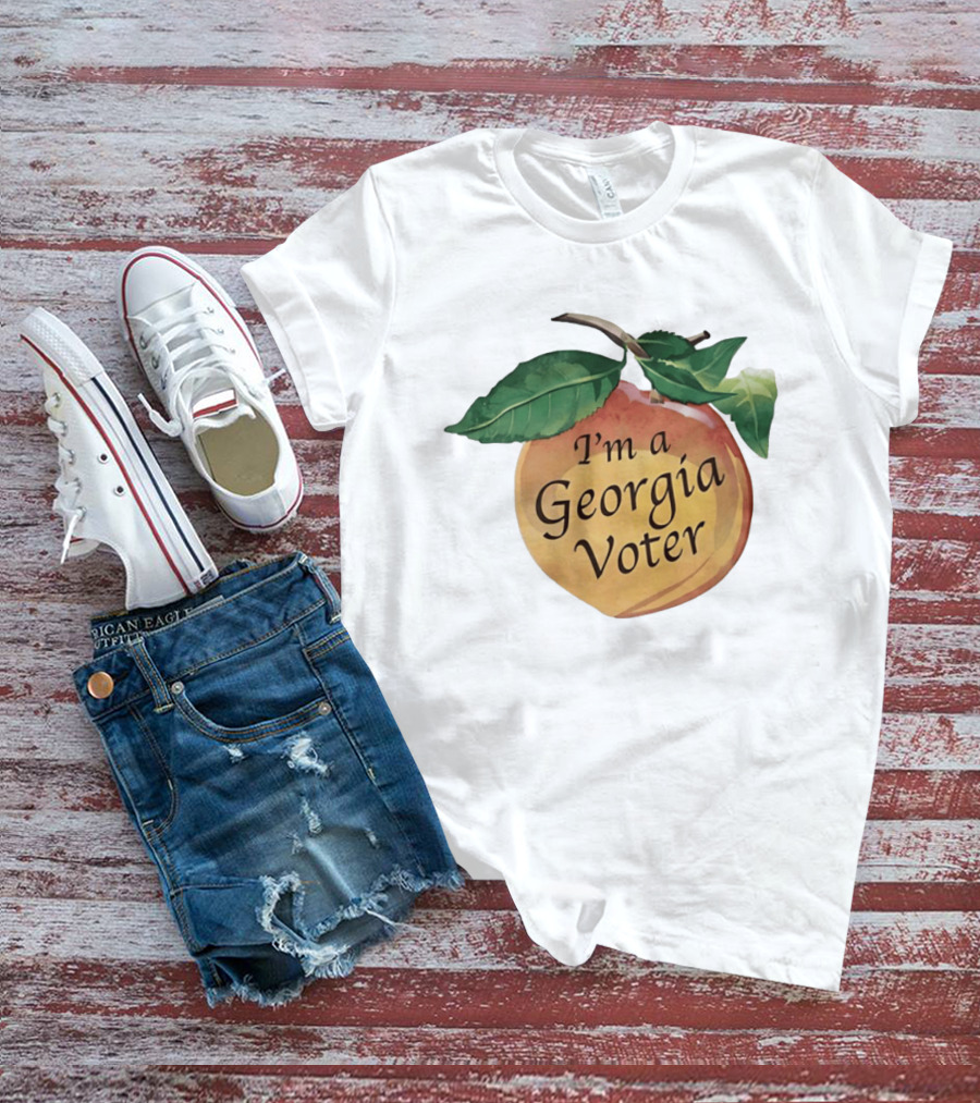 I'm A Georgia Voter Peach T-Shirt