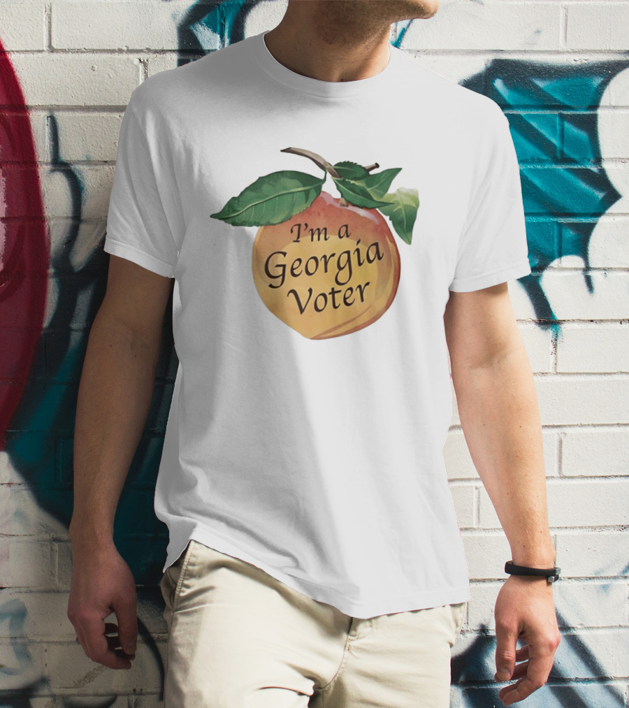 I'm A Georgia Voter Peach T-Shirt
