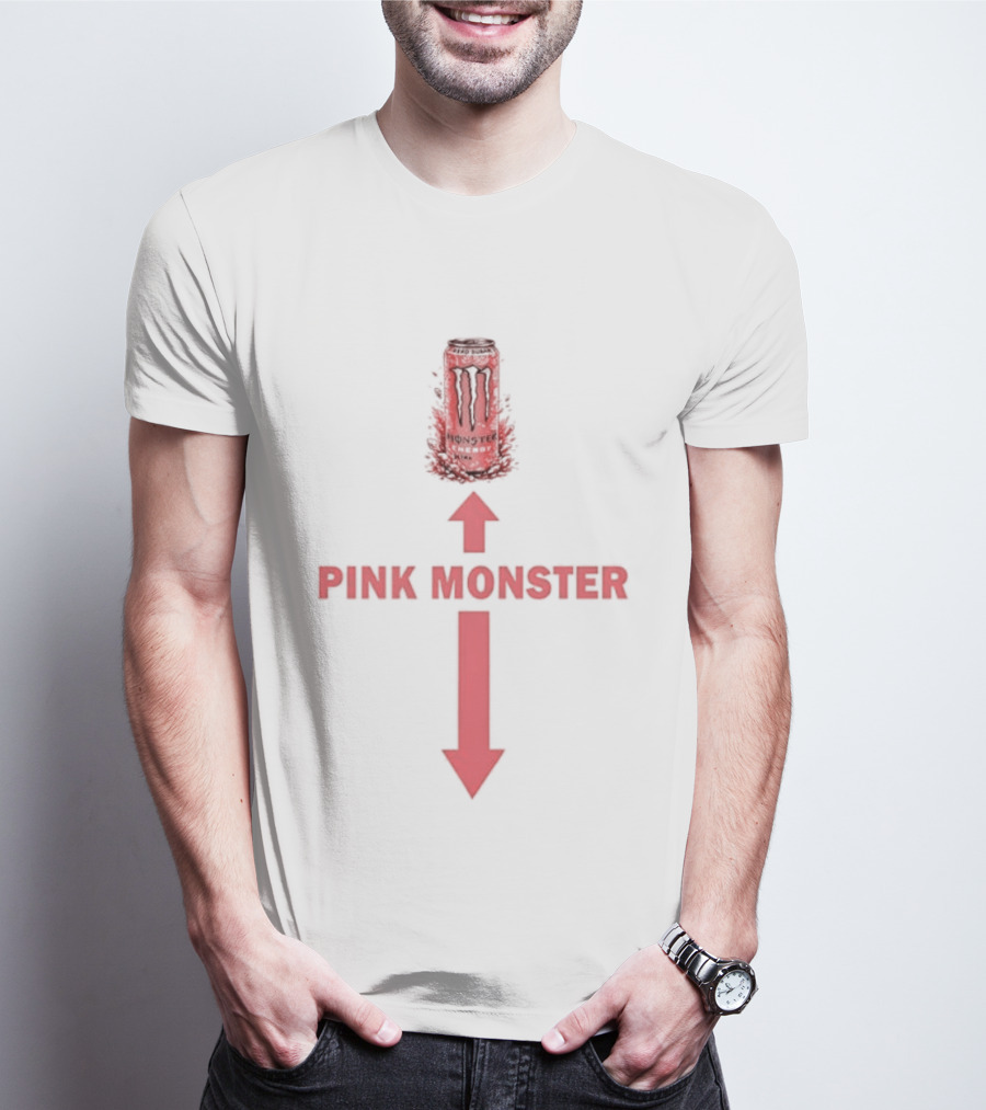 Monster Energy Ultra Rosa Pink Monster Arrows Meme T-Shirt