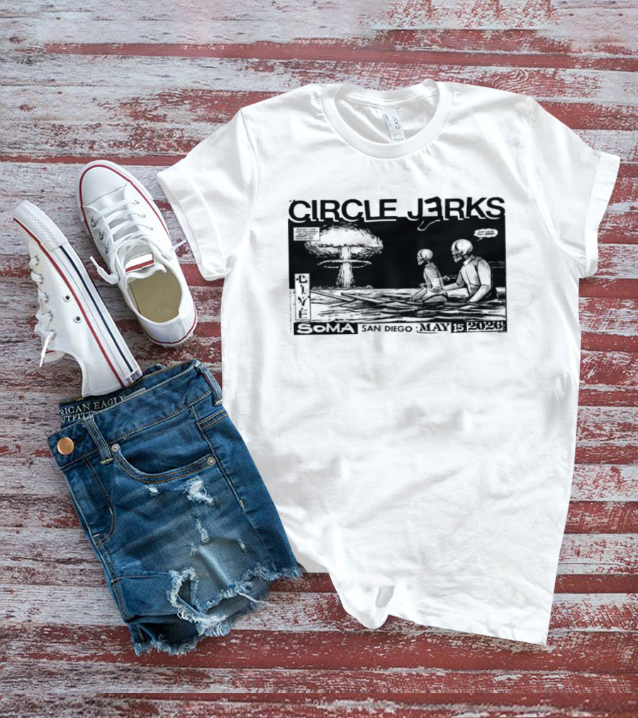 Circle Jerks May 15 2026 SOMA San Diego CA Live Concert T-Shirt