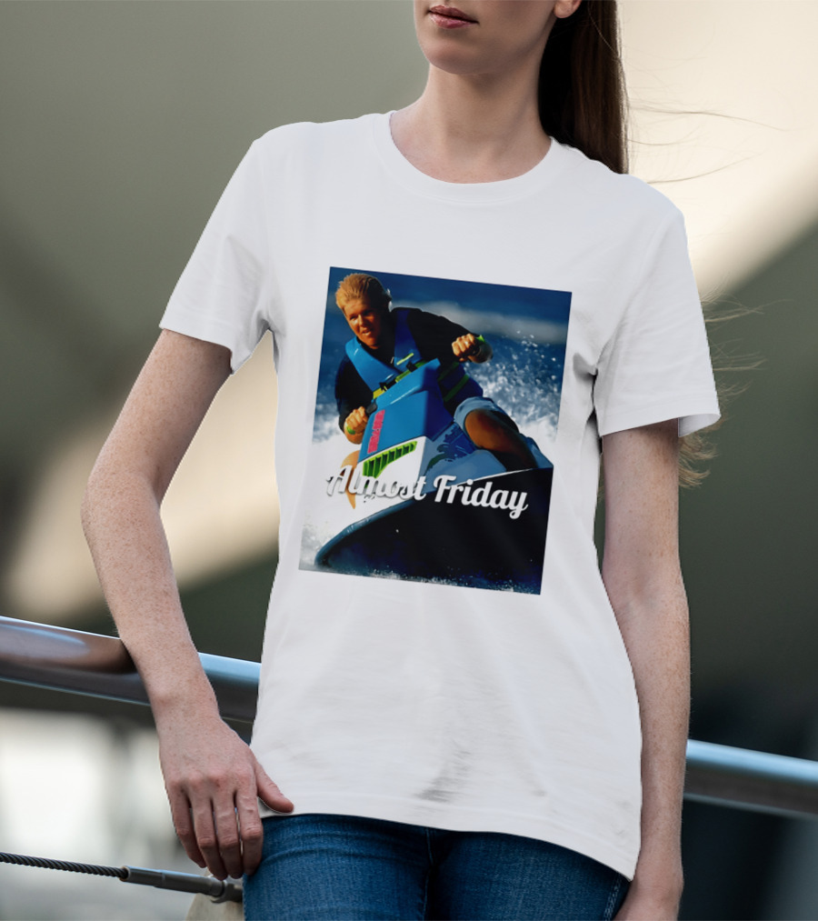 John Daly Throttle Jet Ski Almost Friday T-Shirt