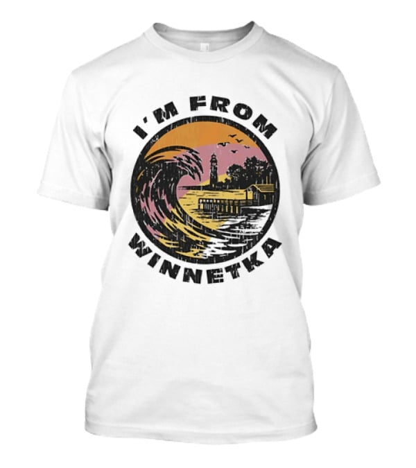 Johnny Hilbrant I'm From Winnetka Wave Scene T-Shirt