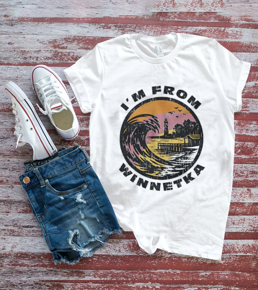 Johnny Hilbrant I'm From Winnetka Wave Scene T-Shirt