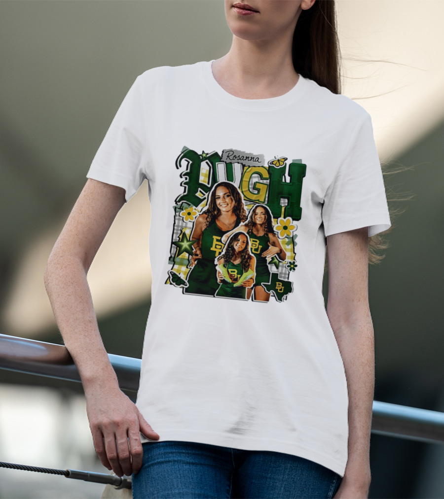Rosanna Pugh Baylor Track And Field Team Collage T-Shirt