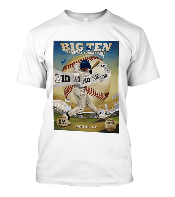 Big Ten Baseball Tournament 2026 Omaha May 19 24 T-Shirt
