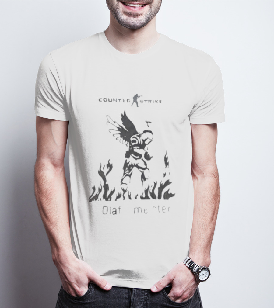 Counter Strike Olaf Meister Wings And Flames T-Shirt