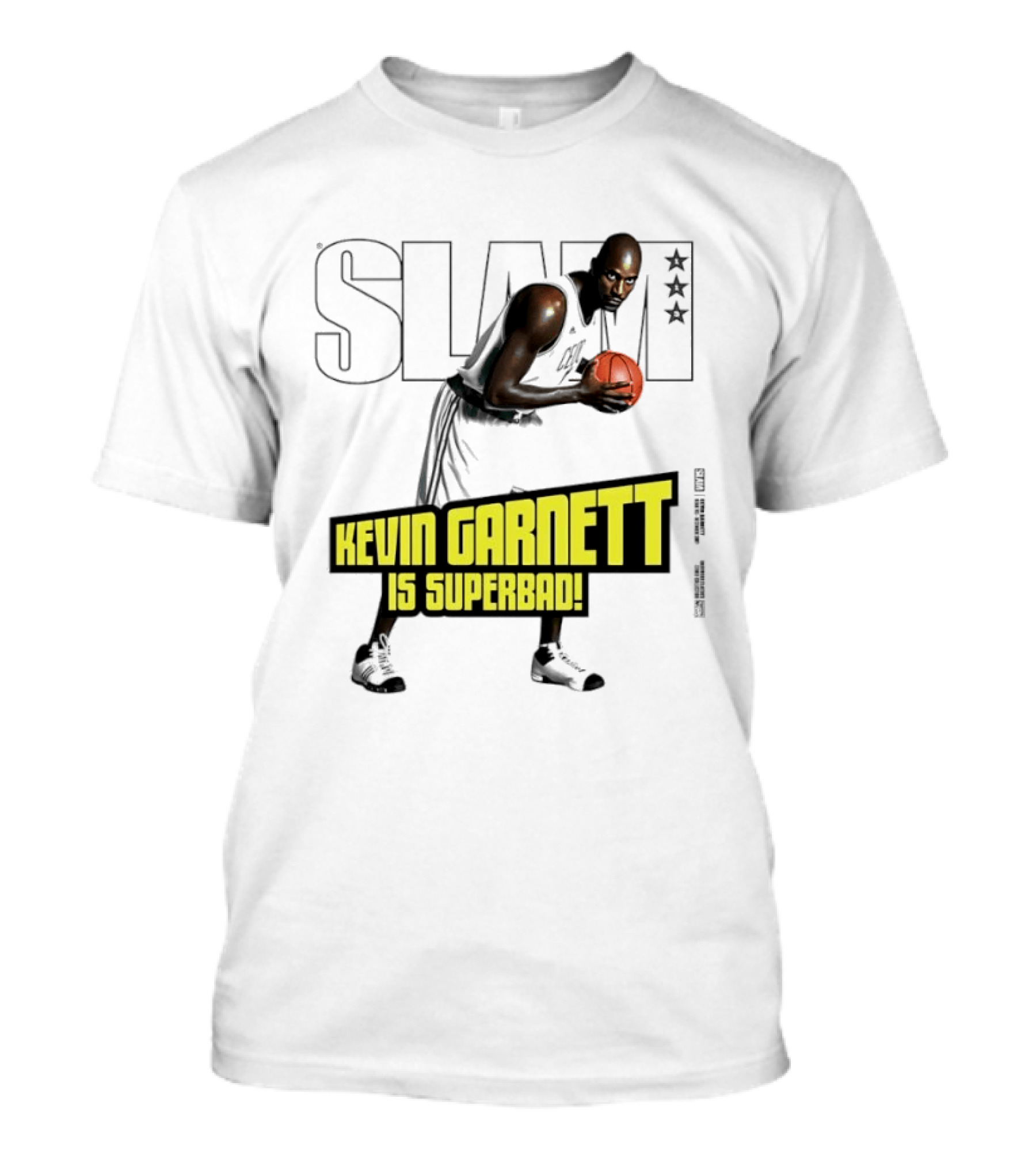 SLAM Magazine Cover Kevin Garnett Boston Celtics Is Superbad T-Shirt
