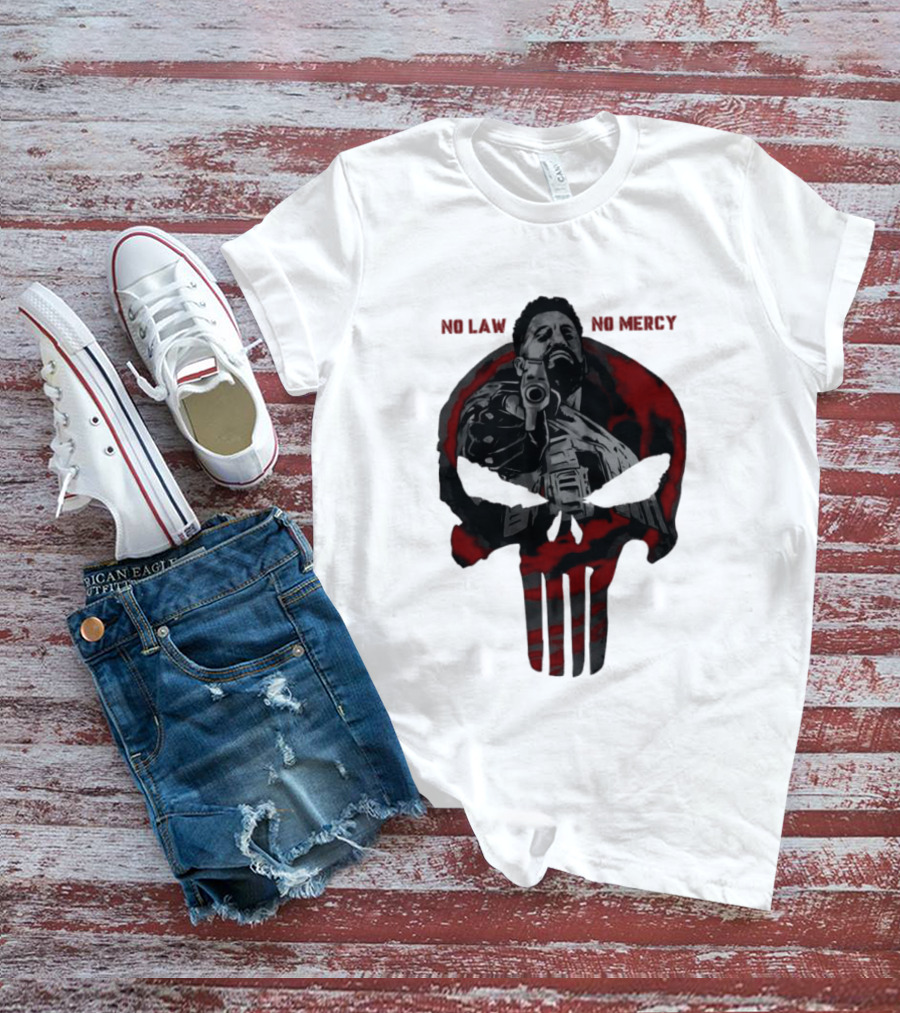 No Law No Mercy Skull Of Terror The Punisher Marvel Universal T-Shirt